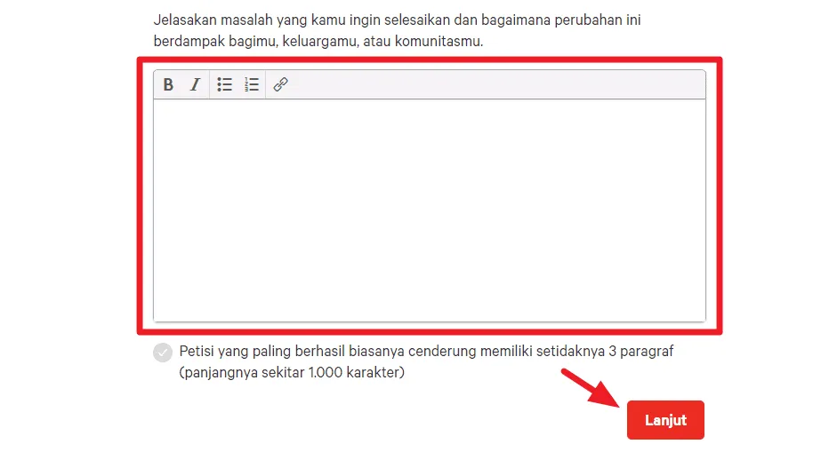 pesan petisi Cara Mudah Membuat Petisi Online di Change.org 11 pesan petisi