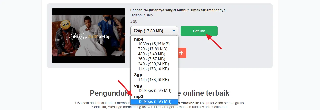 4 Cara Download Video YouTube Menjadi MP3 Tanpa Aplikasi 13 ubah format 4 Cara Download Video YouTube Menjadi MP3 Tanpa Aplikasi 11 ubah format