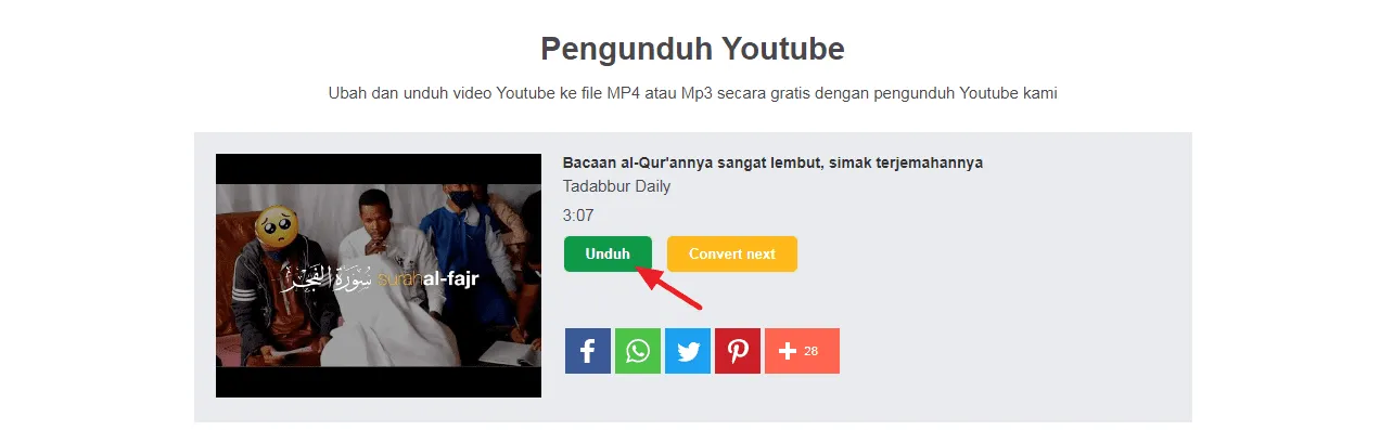 4 Cara Download Video YouTube Menjadi MP3 Tanpa Aplikasi 7 unduh mp3 4 Cara Download Video YouTube Menjadi MP3 Tanpa Aplikasi 5 unduh mp3