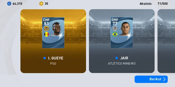 Screenshot 20220123 073753 Cara Beli Pemain di PES Android dengan GP dan Koin MyClub 9 Screenshot 20220123 073753