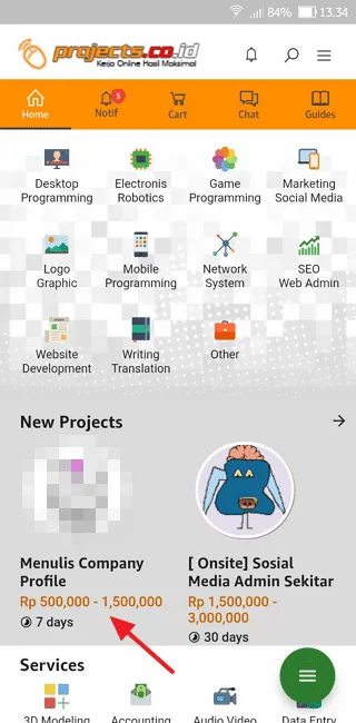 Cara Mencari Freelancer di Situs dan Aplikasi Projects.co.id 22 Screenshot 20220128 133421 Cara Mencari Freelancer di Situs dan Aplikasi Projects.co.id 20 Screenshot 20220128 133421