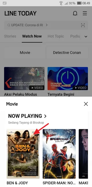 Screenshot 20220131 084956 Cara Melihat Jadwal Film di Bioskop Menggunakan LINE 4 Screenshot 20220131 084956