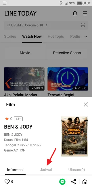 Screenshot 20220131 085007 Cara Melihat Jadwal Film di Bioskop Menggunakan LINE 5 Screenshot 20220131 085007