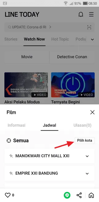 Screenshot 20220131 085043 Cara Melihat Jadwal Film di Bioskop Menggunakan LINE 7 Screenshot 20220131 085043