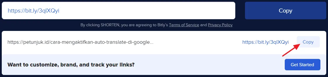 bitly shorten copy Cara Mempersingkat Link Panjang Agar Rapi & Mudah Diingat 3 bitly shorten copy