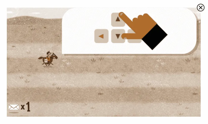 control pony express Cara Mainkan 8 Game Tersembunyi di Google Chrome 22 control pony express
