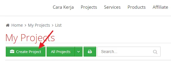 Cara Mencari Freelancer di Situs dan Aplikasi Projects.co.id 5 create project Cara Mencari Freelancer di Situs dan Aplikasi Projects.co.id 3 create project