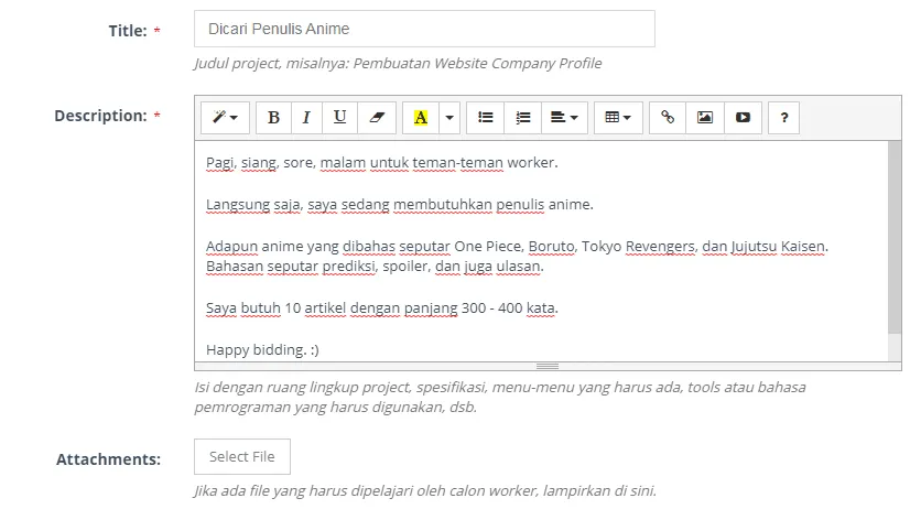 Cara Mencari Freelancer di Situs dan Aplikasi Projects.co.id 6 description Cara Mencari Freelancer di Situs dan Aplikasi Projects.co.id 4 description