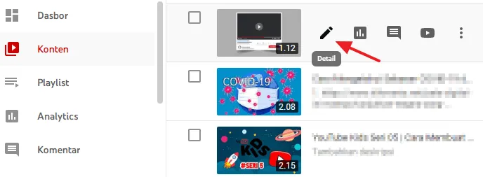 detail 1 Cara Membuat dan Mengatur Playlist Video di YouTube 6 detail 1