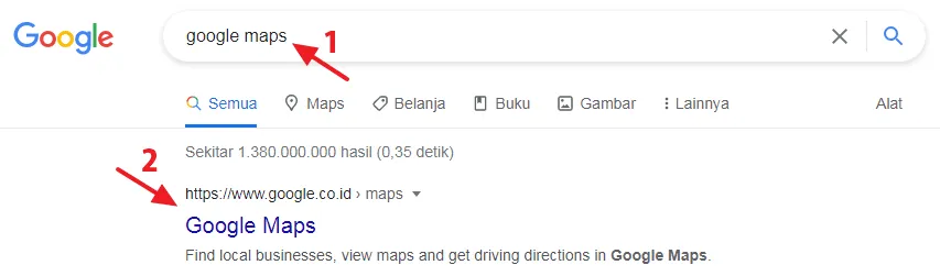 google maps chrome Cara Melihat Situasi Kemacetan Jalan dengan Google Maps 1 google maps chrome