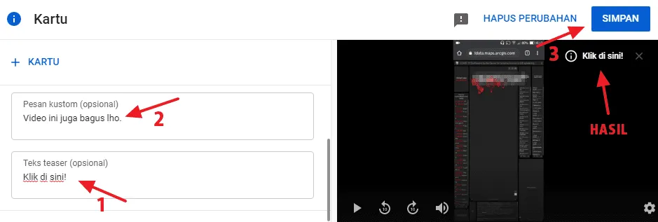 Cara Membuat Rekomendasi Tontonan di Akhir Video YouTube 15 hasil fitur kartu edit Cara Membuat Rekomendasi Tontonan di Akhir Video YouTube 13 hasil fitur kartu edit