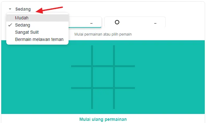 level tic tac toe Cara Mainkan 8 Game Tersembunyi di Google Chrome 10 level tic tac toe