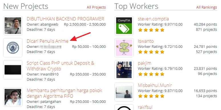 Cara Mencari Freelancer di Situs dan Aplikasi Projects.co.id 10 project publish Cara Mencari Freelancer di Situs dan Aplikasi Projects.co.id 8 project publish
