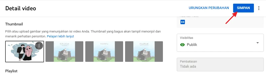 simpan upload thumbnail youtube studio Cara Mengatur Thumbnail YouTube dengan Mudah dan Cepat 6 simpan upload thumbnail youtube studio