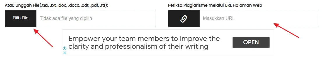 unggah file Cara Mengecek Plagiarisme Artikel di Internet Secara Akurat 3 unggah file