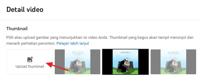 upload thumbnail youtube studio Cara Mengatur Thumbnail YouTube dengan Mudah dan Cepat 5 upload thumbnail youtube studio