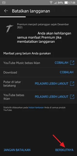 Cara Membatalkan YouTube Premium Kamu dengan Mudah 8 Screenshot 20220129 170642 Cara Membatalkan YouTube Premium Kamu dengan Mudah 6 Screenshot 20220129 170642