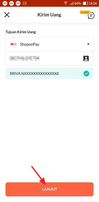 Screenshot 20220202 180438 Cara Isi Saldo ShopeePay Tanpa Biaya Admin dengan Flip 5 Screenshot 20220202 180438