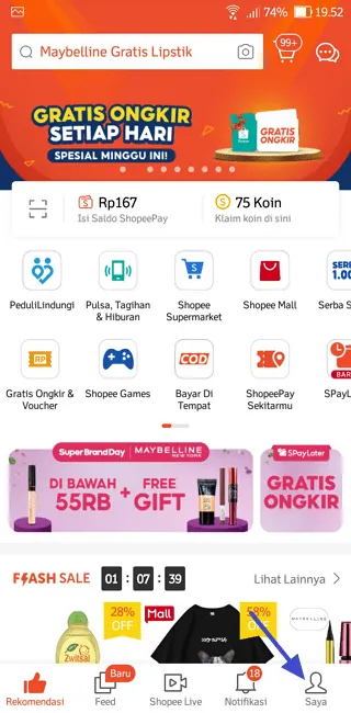 Screenshot 20220205 195223 Cara Mendapatkan Koin Shopee Setelah Selesai Berbelanja 1 Screenshot 20220205 195223