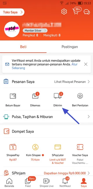 Screenshot 20220205 195333 Cara Mendapatkan Koin Shopee Setelah Selesai Berbelanja 2 Screenshot 20220205 195333