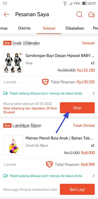 Screenshot 20220205 200752 Cara Mendapatkan Koin Shopee Setelah Selesai Berbelanja 5 Screenshot 20220205 200752
