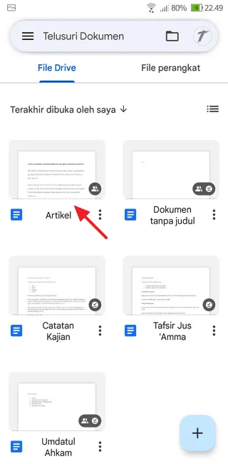 Screenshot 20220209 224930 Cara Cek Typo Tulisan di Google Docs Web & Aplikasi 7 Screenshot 20220209 224930