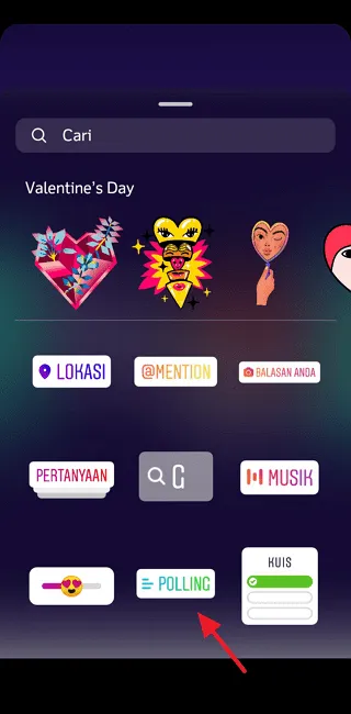 Screenshot 20220216 205056 Cara Mudah Membuat Polling Publik di Story Instagram Kamu 4 Screenshot 20220216 205056