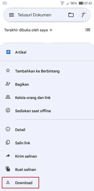 Cara Download Dokumen di Google Docs Web dan Aplikasi 7 Screenshot 20220224 074247 Cara Download Dokumen di Google Docs Web dan Aplikasi 5 Screenshot 20220224 074247