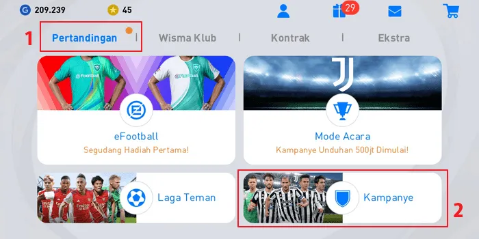 Screenshot 20220225 080456 Cara Meningkatkan Level Pemain di PES Mobile 2021 1 Screenshot 20220225 080456