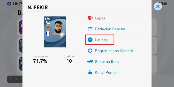 Screenshot 20220225 090530 Cara Meningkatkan Level Pemain di PES Mobile 2021 13 Screenshot 20220225 090530