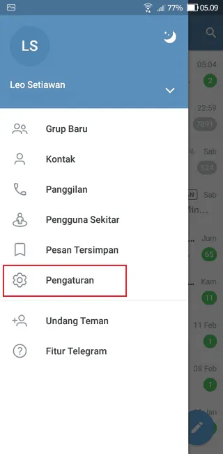 Screenshot 20220227 050915 Cara Mengganti Tema Telegram Agar Tidak Membosankan 2 Screenshot 20220227 050915