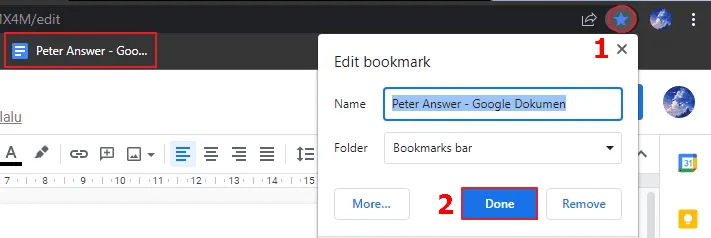 Cara Membuat Dokumen Baru di Google Docs Web & Aplikasi 8 bookmarks bar Cara Membuat Dokumen Baru di Google Docs Web & Aplikasi 6 bookmarks bar