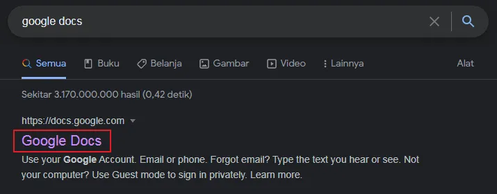 Cara Membuat Dokumen Baru di Google Docs Web & Aplikasi 3 buka google docs web Cara Membuat Dokumen Baru di Google Docs Web & Aplikasi 1 buka google docs web