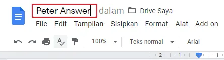 Cara Membuat Dokumen Baru di Google Docs Web & Aplikasi 7 dokumen tanpa judul Cara Membuat Dokumen Baru di Google Docs Web & Aplikasi 5 dokumen tanpa judul