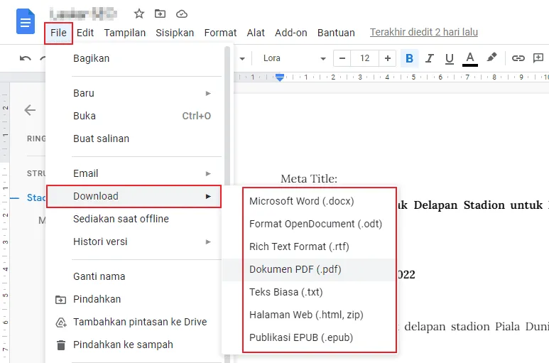 Cara Download Dokumen di Google Docs Web dan Aplikasi 5 download file google docs web Cara Download Dokumen di Google Docs Web dan Aplikasi 3 download file google docs web