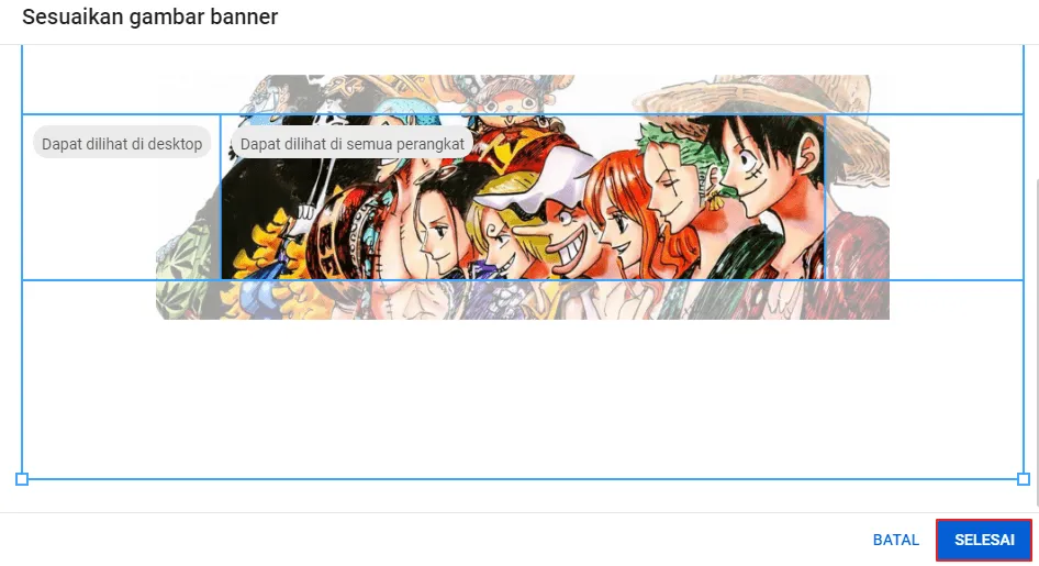 klik selesai Cara Ganti Header YouTube Melalui Web dan Aplikasi 4 klik selesai