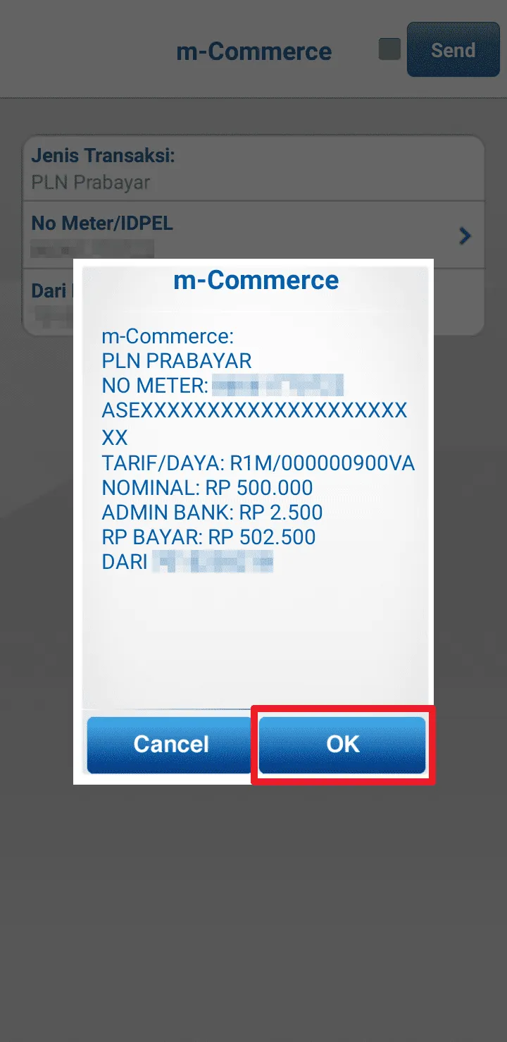 konfirmasi Cara Beli Token Listrik PLN Lewat Aplikasi BCA mobile 8 konfirmasi
