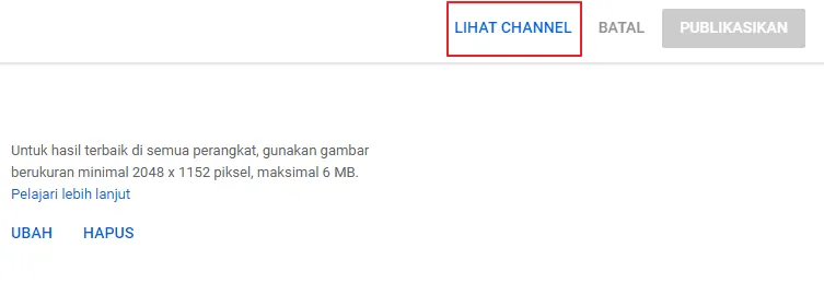 lihat channel Cara Ganti Header YouTube Melalui Web dan Aplikasi 6 lihat channel
