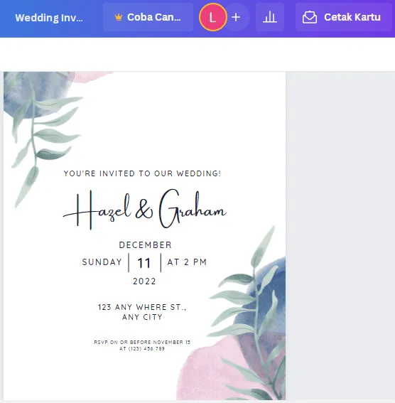 Cara Membuat Undangan Digital Tanpa Menggunakan Aplikasi 11 menu edit canva Cara Membuat Undangan Digital Tanpa Menggunakan Aplikasi 9 menu edit canva