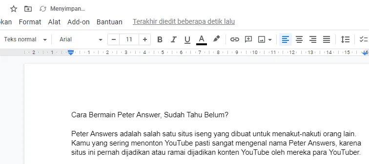 Cara Membuat Dokumen Baru di Google Docs Web & Aplikasi 6 menyimpan otomatis Cara Membuat Dokumen Baru di Google Docs Web & Aplikasi 4 menyimpan otomatis