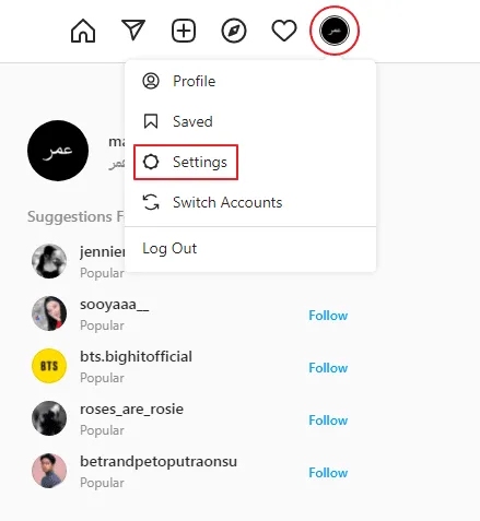 settings profile ig web Cara Mengganti Email di Instagram Agar Akun Semakin Aman 2 settings profile ig web