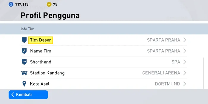 Cara Ganti Tim Dasar di PES Mobile 2021 dengan Mudah 6 Screenshot 20220317 174502 Cara Ganti Tim Dasar di PES Mobile 2021 dengan Mudah 4 Screenshot 20220317 174502