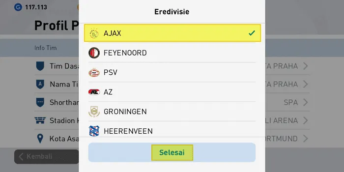 Cara Ganti Tim Dasar di PES Mobile 2021 dengan Mudah 8 Screenshot 20220317 174833 Cara Ganti Tim Dasar di PES Mobile 2021 dengan Mudah 6 Screenshot 20220317 174833