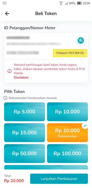 Screenshot 20220324 100430 5 Cara Mengetahui Daya Listrik Prabayar dengan Mudah 6 Screenshot 20220324 100430