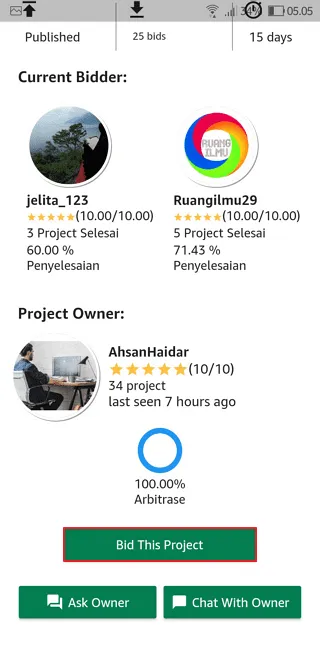 Screenshot 20220326 050531 Cara Mendapatkan Proyek di Situs dan Aplikasi Projects.co.id 14 Screenshot 20220326 050531