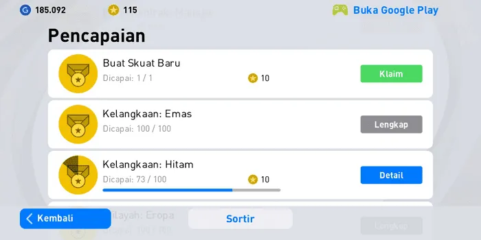 Cara Membuat Skuad Baru di PES Mobile 2021 dengan Mudah 17 Screenshot 20220328 085401 Cara Membuat Skuad Baru di PES Mobile 2021 dengan Mudah 15 Screenshot 20220328 085401