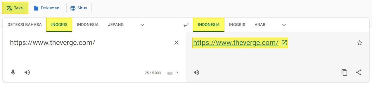 2 Cara Translate Web Asing ke Bahasa Indonesia dengan Mudah 4 kolom teks 2 Cara Translate Web Asing ke Bahasa Indonesia dengan Mudah 2 kolom teks