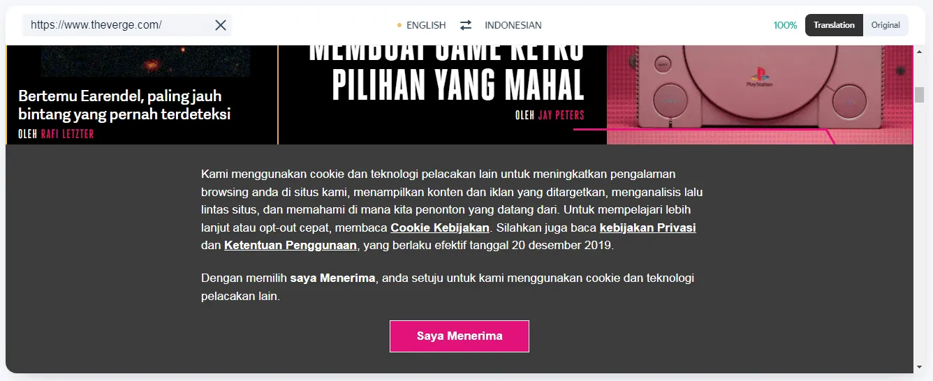2 Cara Translate Web Asing ke Bahasa Indonesia dengan Mudah 11 saya menerima 2 Cara Translate Web Asing ke Bahasa Indonesia dengan Mudah 9 saya menerima
