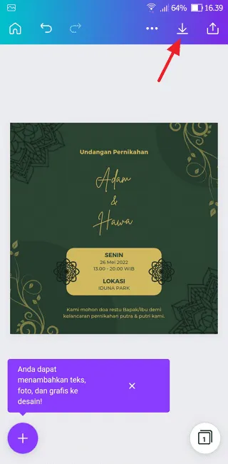 Cara Membuat Undangan Pernikahan di HP dengan Mudah 7 Screenshot 20220329 163943 Cara Membuat Undangan Pernikahan di HP dengan Mudah 5 Screenshot 20220329 163943