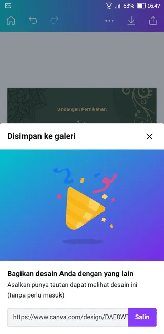 Cara Membuat Undangan Pernikahan di HP dengan Mudah 10 Screenshot 20220329 164750 Cara Membuat Undangan Pernikahan di HP dengan Mudah 8 Screenshot 20220329 164750